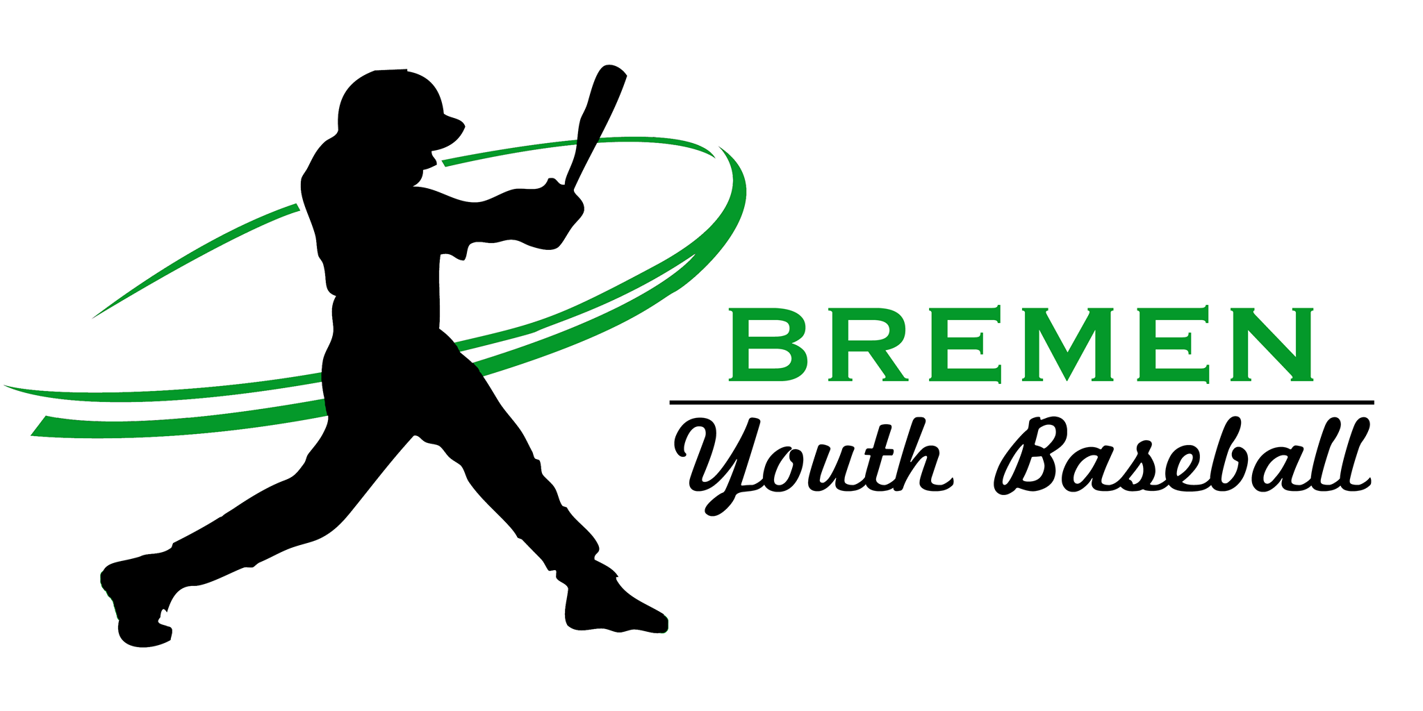 Bremen Youth Baseball batter logo